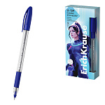 РУЧКА ШАР. ERICHKRAUSE U-109 CLASSIC STICK&GRIP 1.0 ULTRA GLIDE TECHNOLOGY, СИНИЙ /12/144/1728/