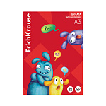 БУМАГА ДЛЯ РИС. А3, 30 Л, ERICHKRAUSE JOLLY FRIENDS, БЕЛЫЙ, В ПАПКЕ /20/ РФ