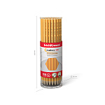 КАРАНДАШ Ч/Г ERICHKRAUSE AMBER 100, HB, ЖЕЛТЫЙ, ТУБУС /42/252/2016/