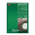 БЛОКНОТ 60 Л, А5, КЛ. ХАТБЕР. OFFICE LINE, СПИРАЛЬ /4/64/