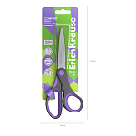 НОЖНИЦЫ 18 СМ. ERICHKRAUSE COMFORT, РЕЗИНОВЫЕ ВСТАВКИ, АССОРТИ, БЛИСТЕР /12/144/