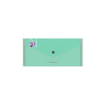 КОНВЕРТ ПЛАСТ. НА КНОПКЕ, ERICHKRAUSE MATT PASTEL BLOOM TRAVEL, 0,55 ММ, 4 ЦВ. ОТД. АССОРТИ /4/44/