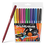 ФЛОМАСТЕРЫ НАБ. 12 ЦВ. ERICHKRAUSE НУ, ПОГОДИ! КАНИКУЛЫ, ФУТЛЯР, Е/П /12/192/