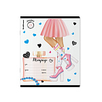 ТЕТРАДЬ 24 Л, ЛИН. ERICHKRAUSE FASHION GIRL, ВЫБ. УФ-ЛАК, ГЛИТТЕР, MIX-PACK /10/160/ РФ