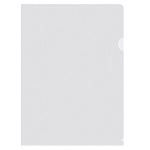 УГОЛОК А4, ПЛАСТ. SILWERHOF ECO, 0,12 ММ, ТИСНЕНИЕ, ПРОЗРАЧНЫЙ /20/760/2063053