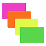 Доска для лепки пластиковая ErichKrause Matt Neon, A5, ассорти (в пакете по 4 шт.)