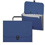 ПОРТФЕЛЬ ПЛАСТ. ERICHKRAUSE MATT CLASSIC, 0,6 ММ, 12 ОТД. СИНИЙ /12/ РФ