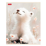 ТЕТРАДЬ 48 Л, А5, КЛ, ХАТБЕР. FLOSSY, ЛАМ. SOFT-TOUCH, НА СКОБЕ /5/60/