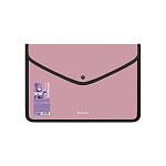 КОНВЕРТ ПЛАСТ. НА КНОПКЕ, A4, ERICHKRAUSE MATT MANGA, 0,6 ММ, ОБШИТЫЙ, НЕПРОЗР. АССОРТИ /4/64/ РФ