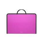 Папка на молнии пластиковая ErichKrause Matt Neon, с ручками, A4, ассорти (в пакете по 4 шт.)