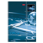 ТЕТРАДЬ 80 Л, А4, КЛ, ХАТБЕР. OFFICE LINE, ВЫБ. ЛАК, НА ГРЕБНЕ /4/28/