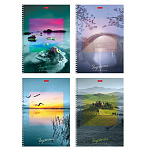 ТЕТРАДЬ 80 Л, А4, КЛ, ХАТБЕР. IMPRESSIONS, ВЫБ. ЛАК, НА ГРЕБНЕ /24/