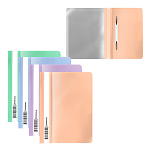 СКОРОСШИВАТЕЛЬ ПЛАСТ, А5+, ERICHKRAUSE MATT PASTEL BLOOM, 0.18 ММ, АССОРТИ /20/240/ РФ