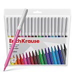 ФЛОМАСТЕРЫ НАБ. 18 ЦВ. ERICHKRAUSE BASIC, ФУТЛЯР, Е/П /12/96/