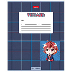 ТЕТРАДЬ 12 Л, КЛ. ХАТБЕР, МАЛЬЧИКИ_АНИМЕ, НА СКОБЕ /10/140/