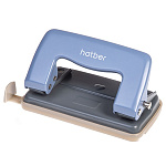 ДЫРОКОЛ ДО 12 Л. ХАТБЕР РЕКОРД, МЕТАЛЛ. С  ЛИНЕЙКОЙ, АССОРТИ /12/