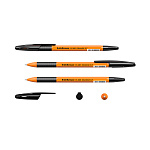 РУЧКА ШАР. ERICHKRAUSE R-301 GRIP ORANGE, ЧЕРНЫЙ /50/400/