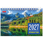 КАЛЕНДАРЬ ДОМИК 2027, ХАТБЕР СТАНДАРТ. ВРЕМЕНА ГОДА, 160*105, МЕЛ. БУМ. НА ГРЕБНЕ /80/