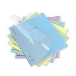 ТЕТРАДЬ 12 Л, КЛ. ERICHKRAUSE КЛАССИКА COVERPRO GLOSSY, ПЛАСТ. ОБЛ. НА СКОБЕ, MIX-PACK /10/280/ 