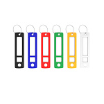 БРЕЛОК ДЛЯ КЛЮЧЕЙ ERICHKRAUSE, С ИНФО-ОКНОМ, ПРЯМОУГ. АССОРТИ /12/144/