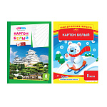 КАРТОН БЕЛЫЙ, А3, 08 Л, ARTSPACE, МЕЛ. В ПАПКЕ /РФ