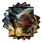 ТЕТРАДЬ 48 Л, А5, КЛ. ERICHKRAUSE COSMO DRAGONS, ГЛЯНЦ. ЛАМ. MIX-PACK /5/100/