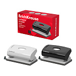 ДЫРОКОЛ ДО 10 Л. ERICHKRAUSE ELEGANCE, СЕРЫЙ/ЧЕРНЫЙ /12/72/