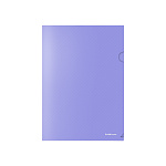 УГОЛОК А4. ПЛАСТ. ERICHKRAUSE DIAGONAL PASTEL, 0,18 ММ, НЕПРОЗРАЧНЫЙ /12/300/ РФ