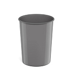 КОРЗИНА Д/БУМАГ 13,5 Л, ERICHKRAUSE КЛАССИКА, ПЛАСТ. ЛИТАЯ, CЕРЫЙ /8/ РФ