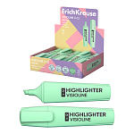 Текстмаркер ErichKrause Visioline V-12 Pastel, цвет чернил зеленый (в коробке-дисплее по 10 шт.)