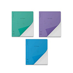 ТЕТРАДЬ 48 Л, А5+, КЛ. ERICHKRAUSE КЛАССИКА COVERPRO ТЕКСТУРА АПЕЛЬСИН. СИЯНИЕ, ПЛАСТ. ОБЛ. НА СКОБЕ