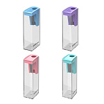 ТОЧИЛКА ПЛАСТ. ERICHKRAUSE CITY, PASTEL, КОНТЕЙНЕР, АССОРТИ, ДИСПЛЕЙ /16/448/ РФ