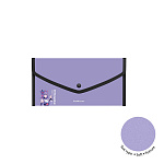 КОНВЕРТ ПЛАСТ. НА КНОПКЕ, ERICHKRAUSE MATT MANGA TRAVEL, 0,6 ММ, ОБШИТАЯ, НЕПРОЗР. АССОРТИ /4/176/ Р