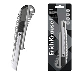НОЖ КАНЦЕЛЯРСКИЙ 18.0 ММ. ERICHKRAUSE, МЕТАЛЛ. БЛИСТЕР /12/96/