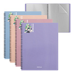 ПАПКА С ФАЙЛАМИ НА 20 КАРМАНОВ. ERICHKRAUSE MATT MANGA, 0,6 ММ, АССОРТИ, НА СПИРАЛИ /4/84/ РФ