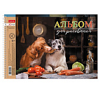 АЛЬБОМ Д/РИС. 40 Л. А4, ХАТБЕР. ПРОФЕССИОНАЛЫ, ПЕРФ. НА СПИРАЛИ /4/32/