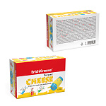ТОЧИЛКА ПЛАСТ. ERICHKRAUSE CHEESE, 2 ОТВ. С КОНТЕЙНЕРОМ, АССОРТИ /12/96/384/
