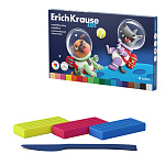 ПЛАСТИЛИН 18 ЦВ, 324 ГР. ERICHKRAUSE KIDS SPACE ANIMALS, СО СТЕКОМ /4/16/