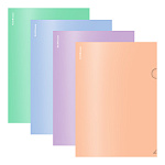 УГОЛОК А4. ПЛАСТ. ERICHKRAUSE MATT PASTEL BLOOM, 0,18 ММ, НЕПРОЗР. АССОРТИ /12/300/ РФ