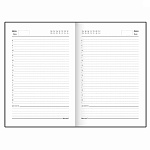 ЕЖЕДНЕВНИК НЕДАТИР, A5, 160 Л, BRAUBERG, БУМВИНИЛ, БОРДО /16/