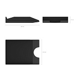 ЛОТОК ГОРИЗ. 2-ОЙ ERICHKRAUSE OFFICE, ЧЕРНЫЙ, МОНОЛИТ /10/