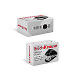 степлер №24/6,26/6, до 20 л, erichkrause compact classic, мини, черный /24/432/
