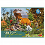 АЛЬБОМ Д/РИС. 32 Л. А4, ХАТБЕР. ДАВАЙ ДРУЖИТЬ, НА СКОБЕ /9/45/
