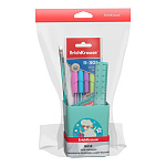 Набор настольный пластиковый ErichKrause® Base, Flower Sheep, мятный