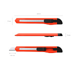 НОЖ КАНЦЕЛЯРСКИЙ 0.9 СМ. ERICHKRAUSE STANDARD, АССОРТИ, ПОЛИБЕГ /24/1440/