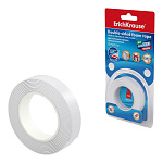 Двусторонняя клейкая лента на вспененной основе ErichKrause 1ммx12ммx2м, белый (в блистере по 1 шт.)