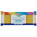 ПЛАСТИЛИН ГАММА. КЛАССИЧЕСКИЙ, 250 Г, ЖЕЛТЫЙ /18/РФ