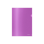 УГОЛОК А4. ПЛАСТ. ERICHKRAUSE GLOSSY VIVID, 0,18 ММ, ПОЛУПРОЗР. АССОРТИ/12/300/ РФ