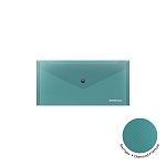 КОНВЕРТ ПЛАСТ. НА КНОПКЕ, ЕRICHКRAUSE GLOSSY VIVID TRAVEL, ПОЛУПРОЗР. АССОРТИ /12/384/