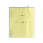 ТЕТРАДЬ 12 Л, КЛ. КРУП. ERICHKRAUSE КЛАССИКА COVERPRO АПЕЛЬСИН, ПЛАСТ. ОБЛ. СКОБА, МИКС /10/280/ РФ